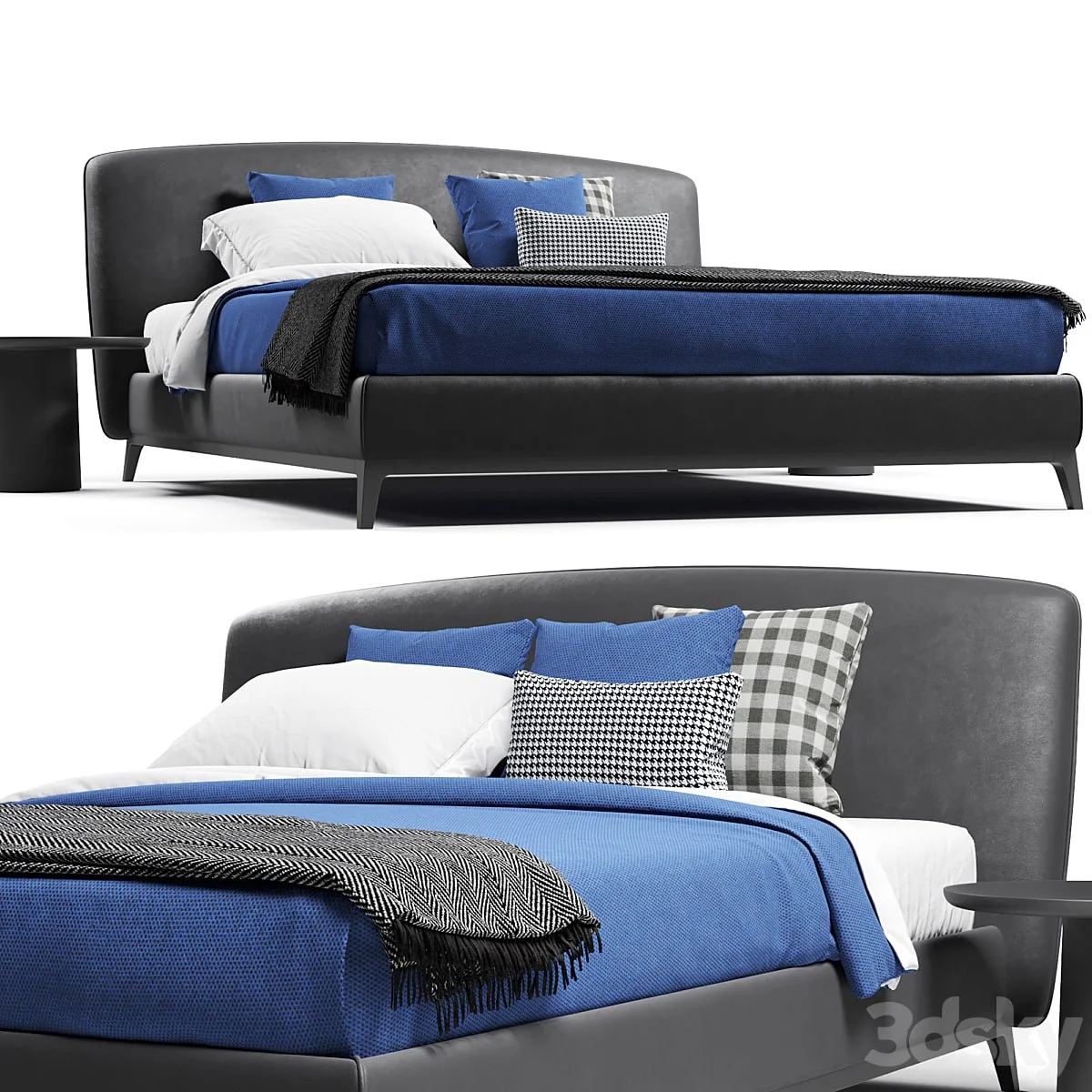 Flou Oliver Bed _ V2